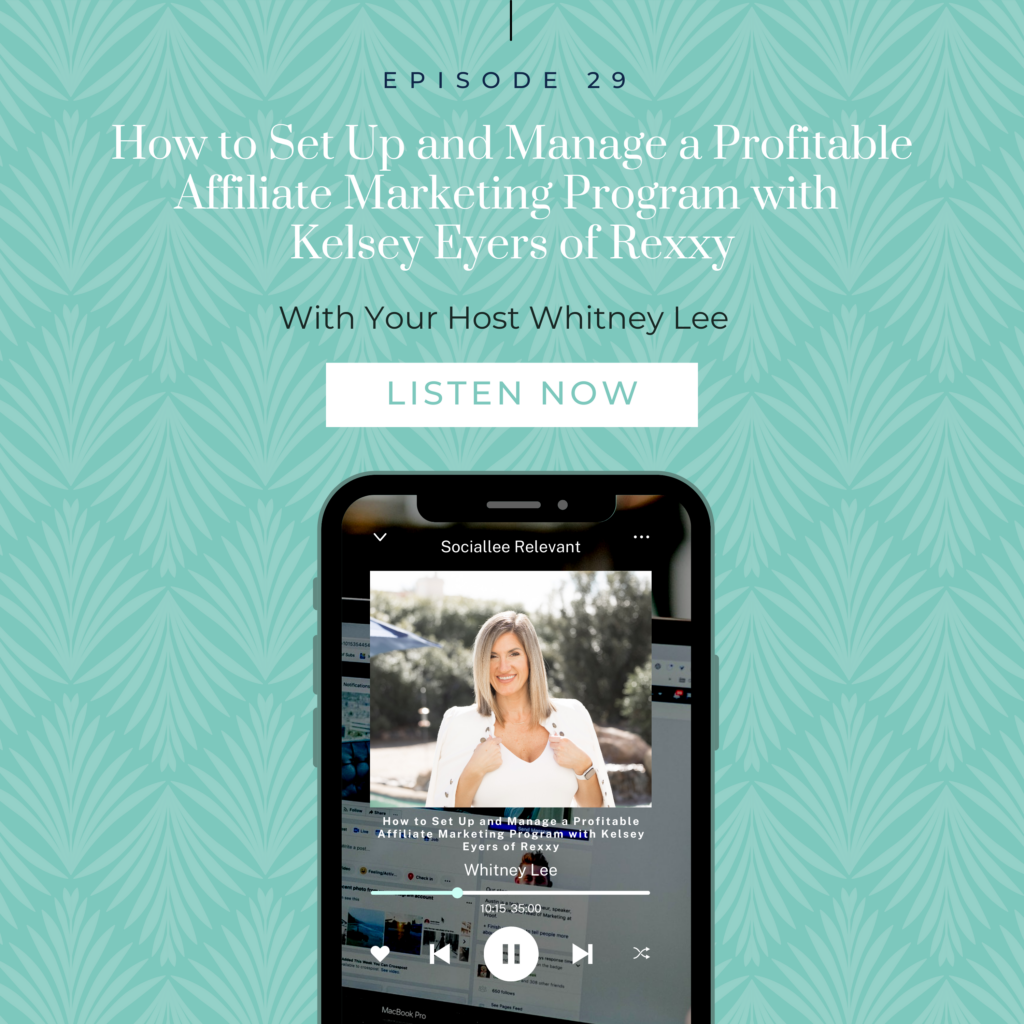 How to set up and manage a profitable affiliate marketing program with kelsey eyers of rexxy